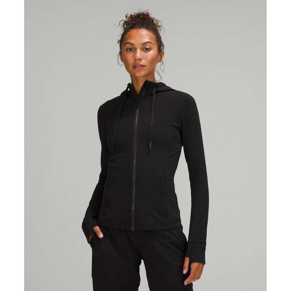 LULULEMON Women's Hooded Define Jacket Nulu Size 6 In Black - Picture 1 of 11